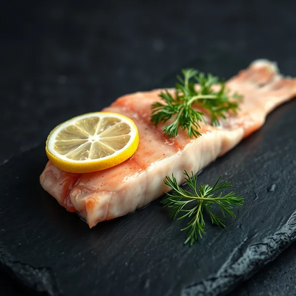 Geräuchertes Flundersteak