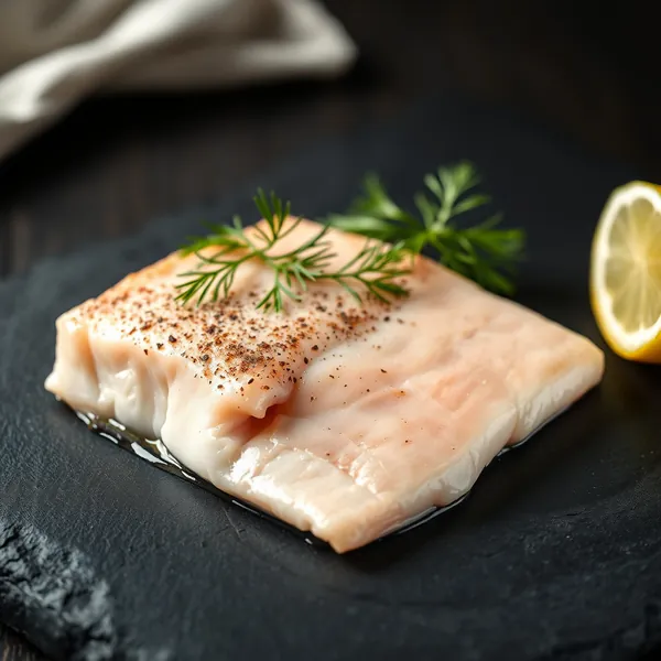 Smoked Halibut Steak