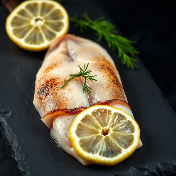 Smoked Halibut Tail