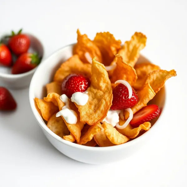 Sauerrahm-Zwiebel-Erdbeer-Chips