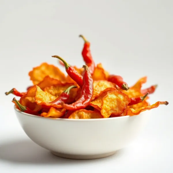Chips de Maçã Picantes com Pimenta
