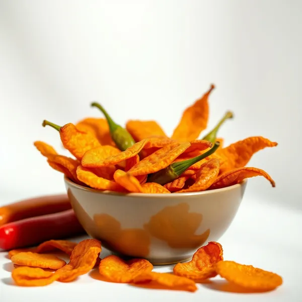 Scharfe Bananenchips