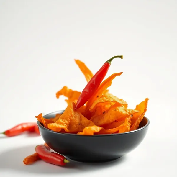Scharfe Chili Mandioka Chips
