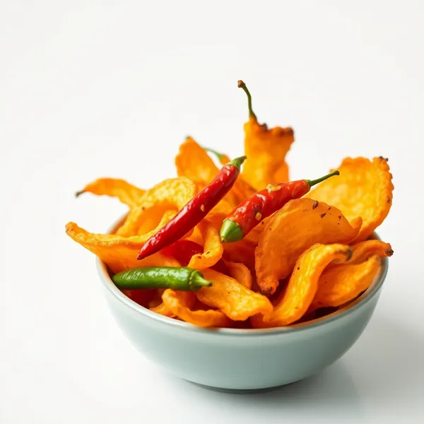 Scharfe Kartoffelchips