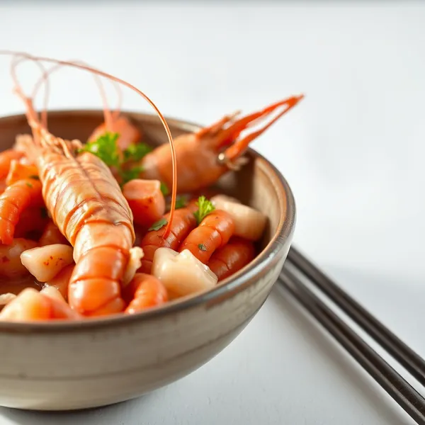 Steamed Langoustines