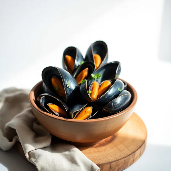 Steamed Mussels