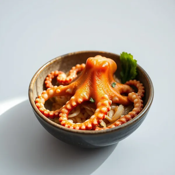 Steamed Octopus