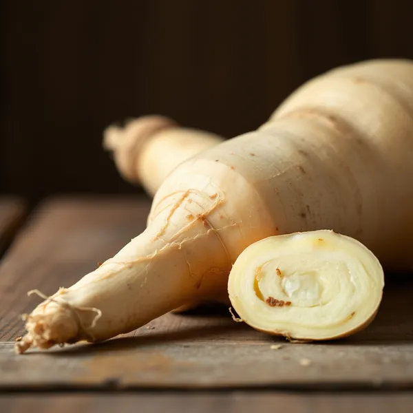 Steamed Parsnip Root