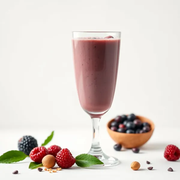 Smoothie Sem Açúcar de Açaí e Avelã