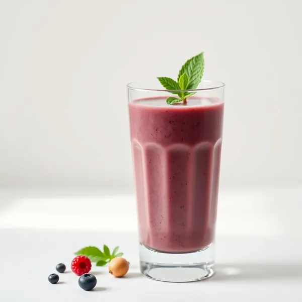 Sugar-Free Acai Macadamia Milk Smoothie