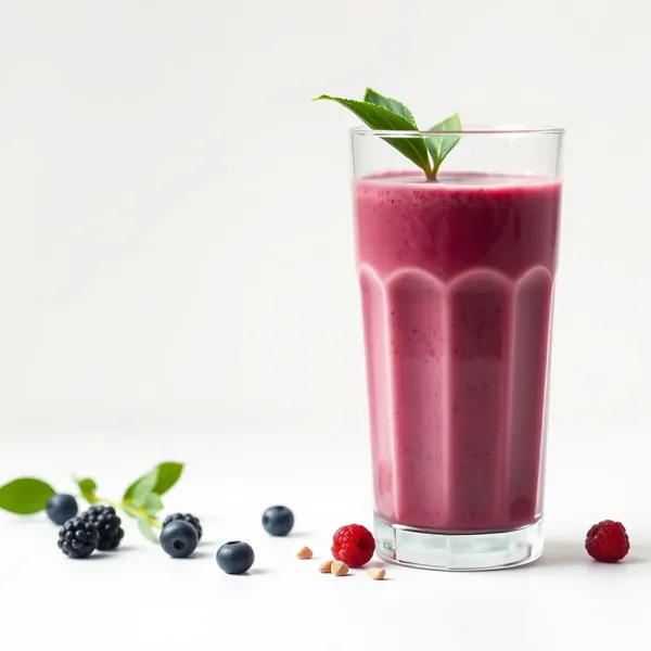 Sugar-Free Acai Pea Milk Smoothie