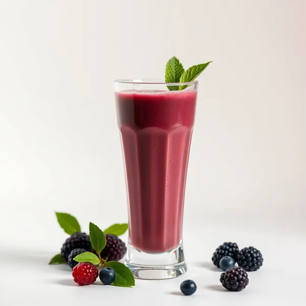 Sugar-Free Acai Rice Milk Smoothie