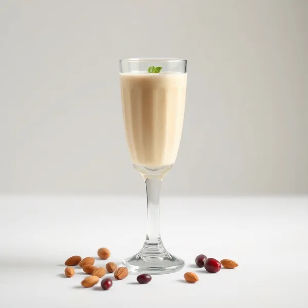 Smoothie Sem Açúcar de Manteiga de Amêndoa e Leite de Pistache