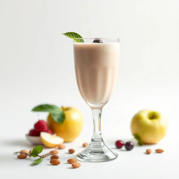 Sugar-Free Apple Almond Coconut Milk Smoothie