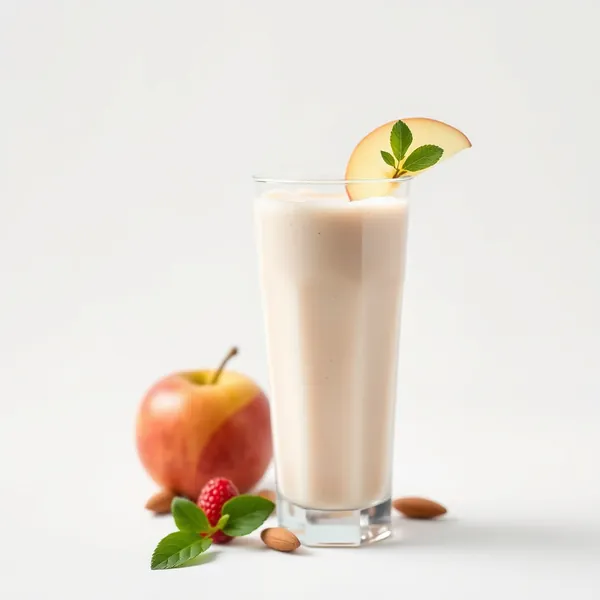 Smoothie Sem Açúcar de Maçã e Leite de Amêndoa