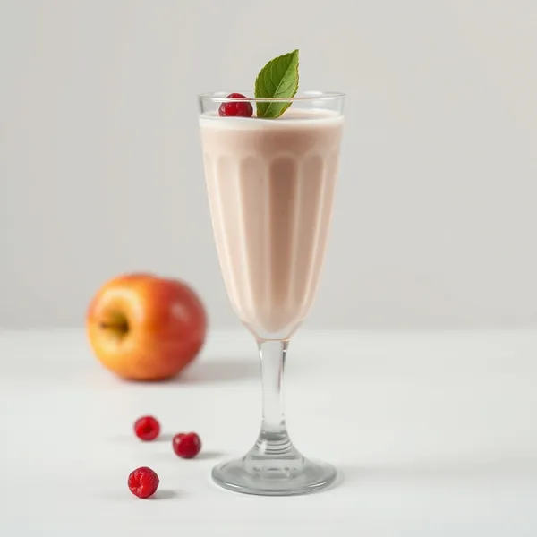 Smoothie Pomme et Yogourt Grec Sans Sucre