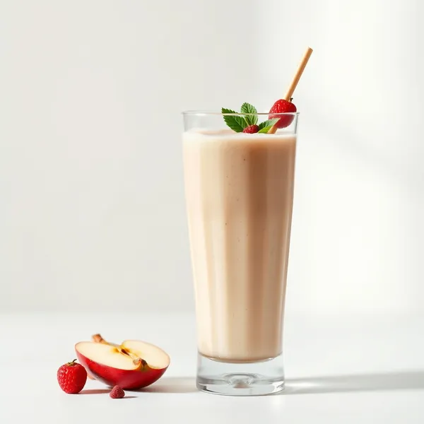 Smoothie Pomme Lait de Cannabis Sans Sucre