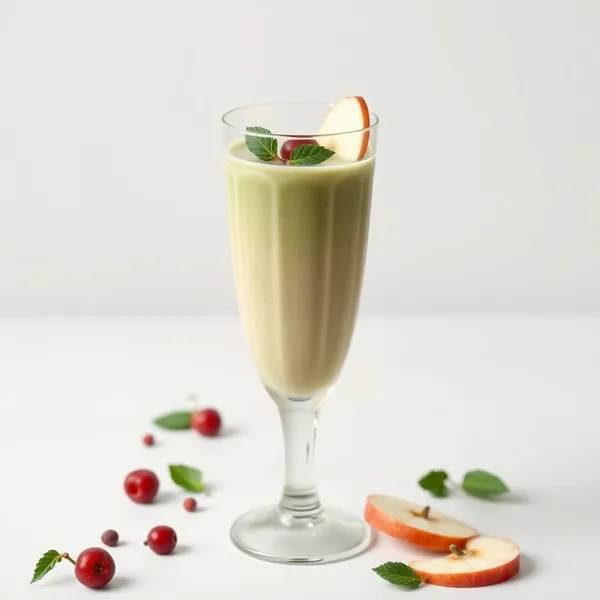 Smoothie Sem Açúcar de Maçã e Matcha