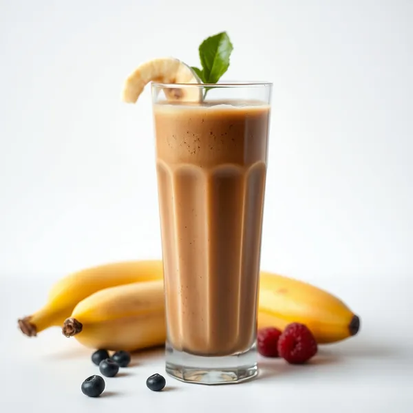 Smoothie Sans Sucre Banane et Café Froid