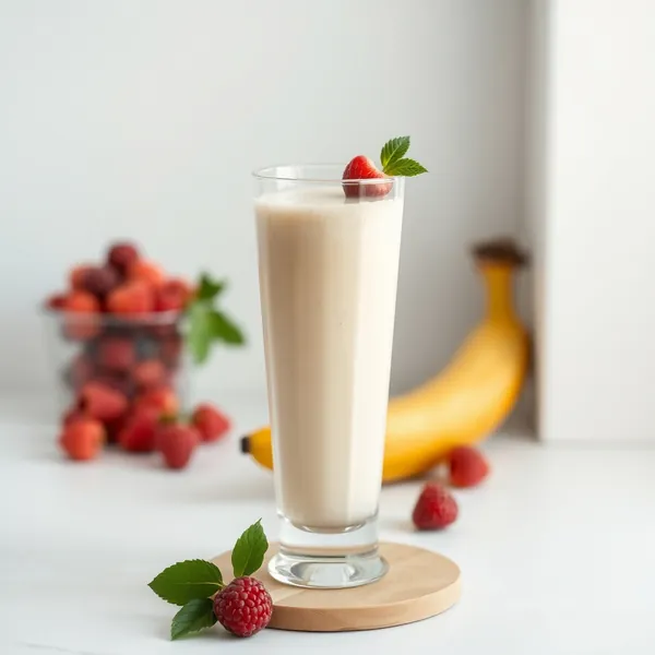 Smoothie Sans Sucre Banane Lait de Cannabis