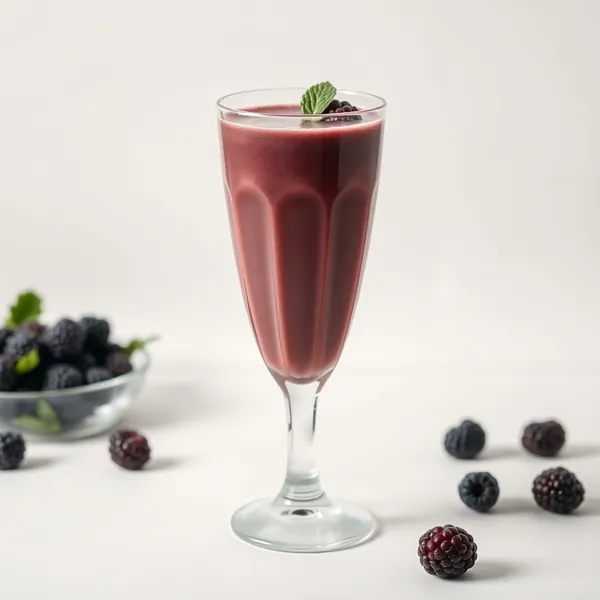 Smoothie Protéine Mûre Sans Sucre