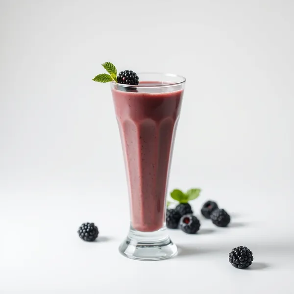 Smoothie Sem Açúcar de Amora e Leite de Soja