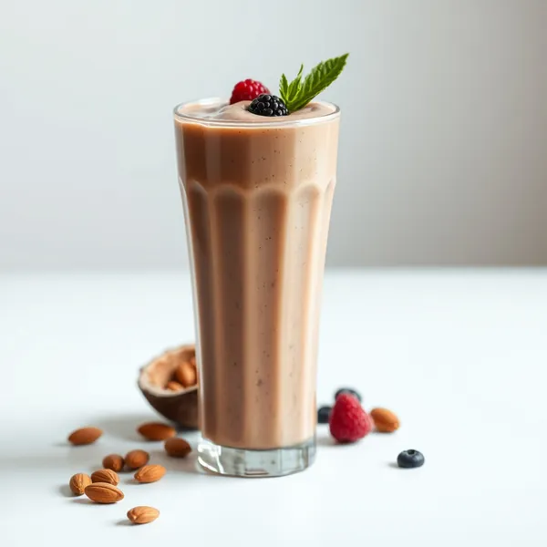 Smoothie de Cacao en Poudre Sans Sucre avec Amande et Coco
