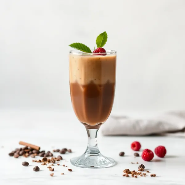 Batido de Café Frio com Cacau Sem Açúcar