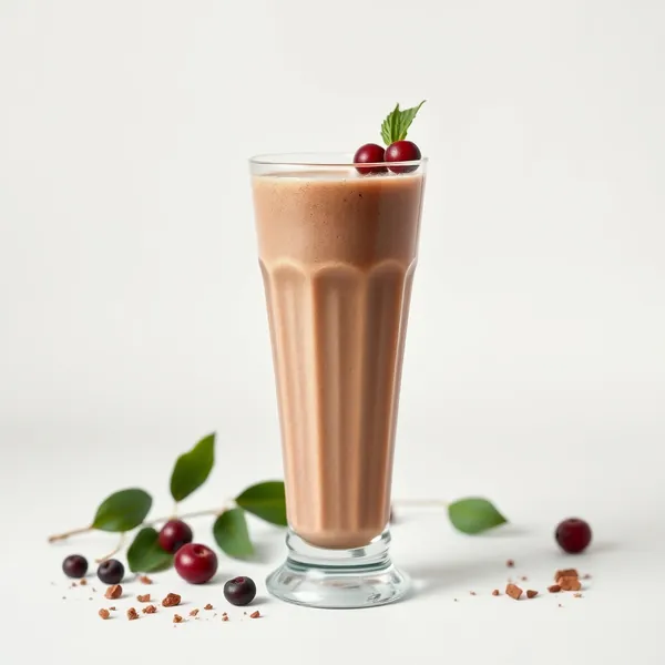 Sugar-Free Cacao Powder Pea Milk Smoothie