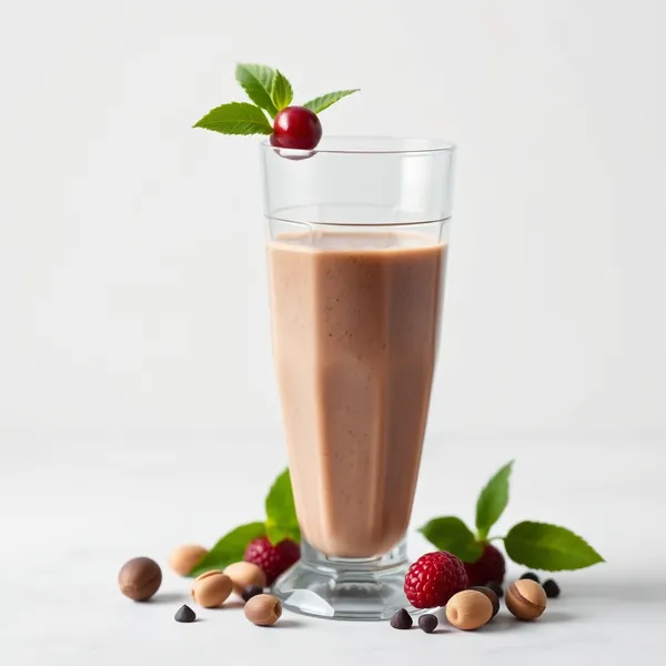 Smoothie de Cacau em Pó Sem Açúcar e Leite de Pistache