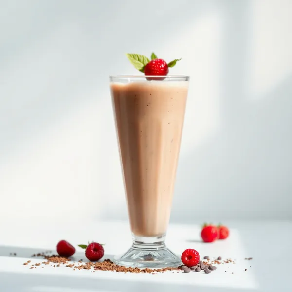 Sugar-Free Cacao Powder Rice Milk Smoothie