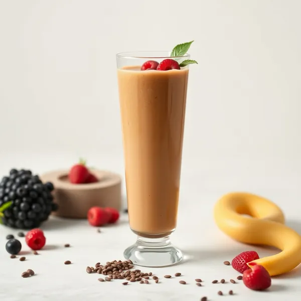 Smoothie de Café Frio com Chia Sem Açúcar