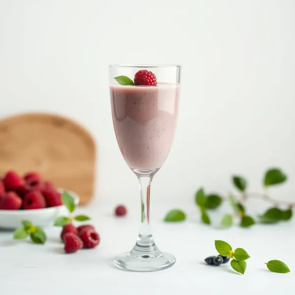 Smoothie de Iogurte Grego com Chia Sem Açúcar