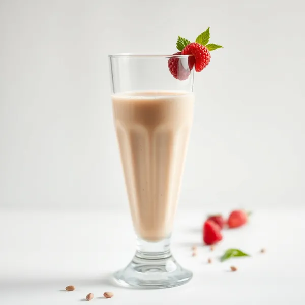 Smoothie Sans Sucre de Graines de Chia et Lait de Noisette