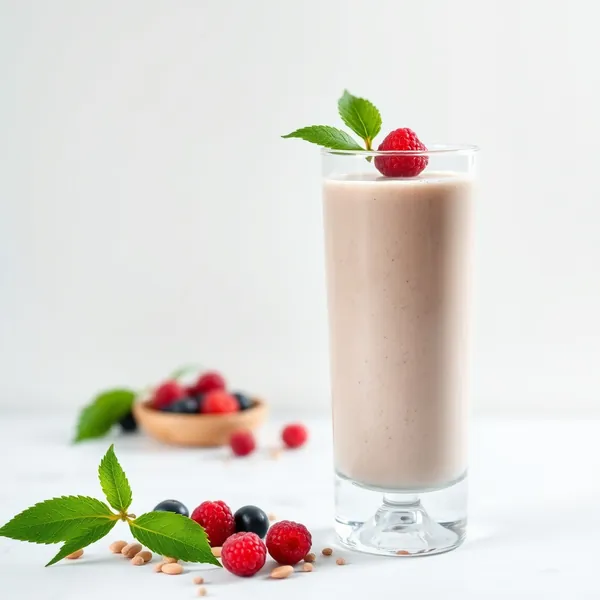 Batido Sin Azúcar de Semillas de Chía y Leche de Macadamia