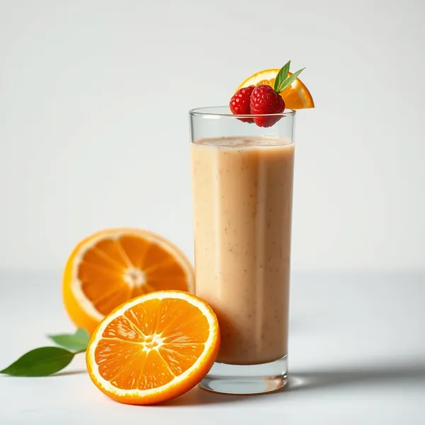 Smoothie de Laranja Sem Açúcar com Sementes de Chia