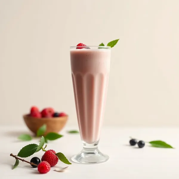 Smoothie Sem Açúcar de Coco e Leite de Cânhamo