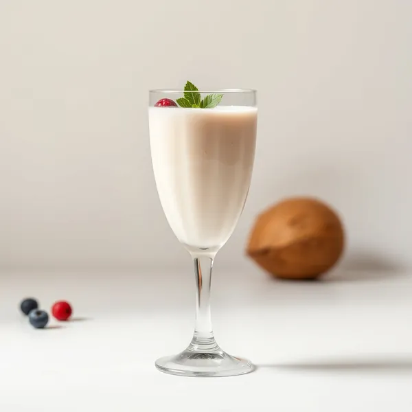 Smoothie de Kefir de Coco Sem Açúcar