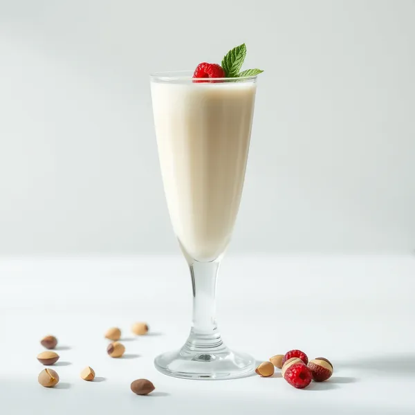 Batido de Leite de Coco e Pistache Sem Açúcar