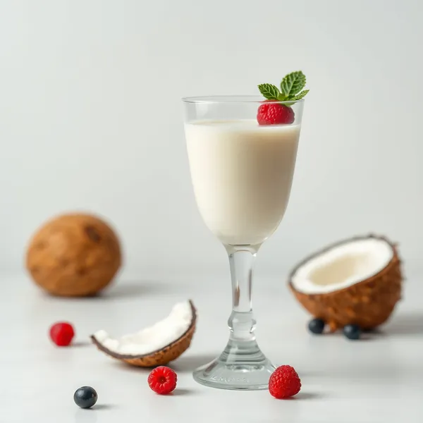 Sugar-Free Coconut Rice Milk Smoothie