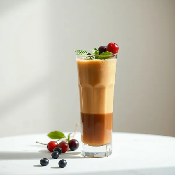 Sugar-Free Ginger Cold Brew Coffee Smoothie