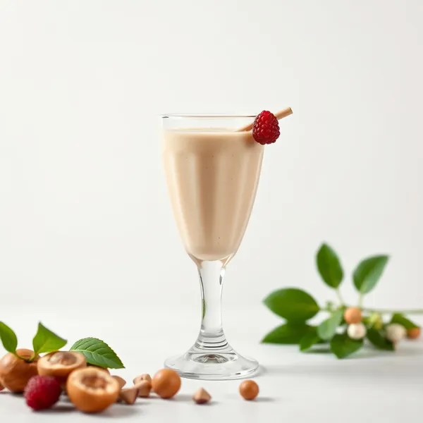 Smoothie Sans Sucre au Gingembre et Noisette