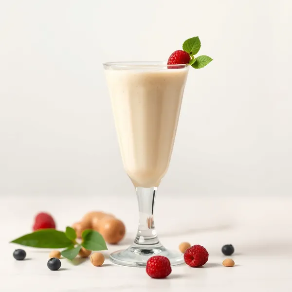 Smoothie Senza Zucchero allo Zenzero e Latte di Macadamia