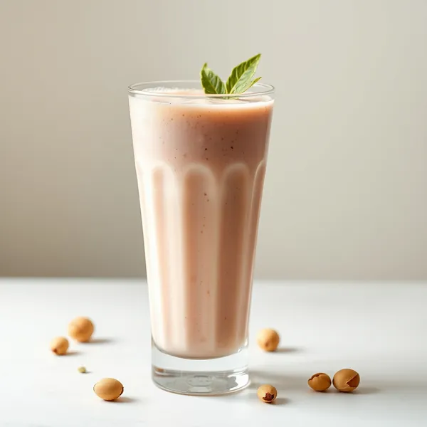 Sugar-Free Ginger Pistachio Milk Smoothie