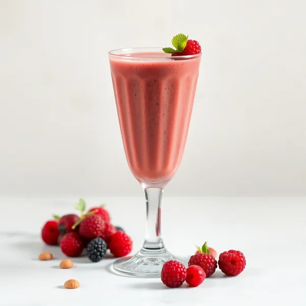 Smoothie Sans Sucre de Baie Goji, Amande et Lait de Coco