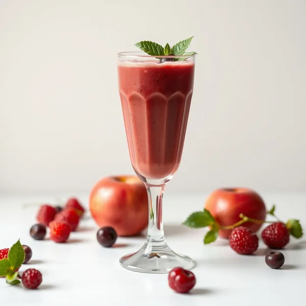 Smoothie de Jus de Pomme et Goji Sans Sucre