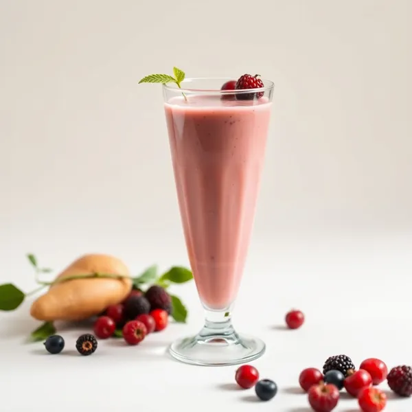 Smoothie Sem Açúcar de Baya de Goji e Leite de Caju