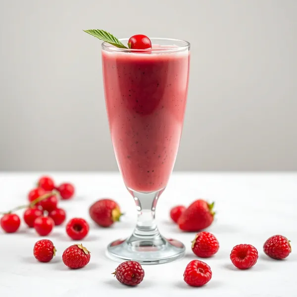 Smoothie de Kefir de Lait de Baies Goji Sans Sucre