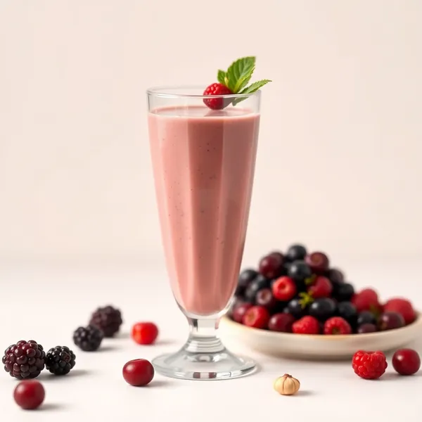 Batido Sin Azúcar de Baya Goji y Leche de Macadamia