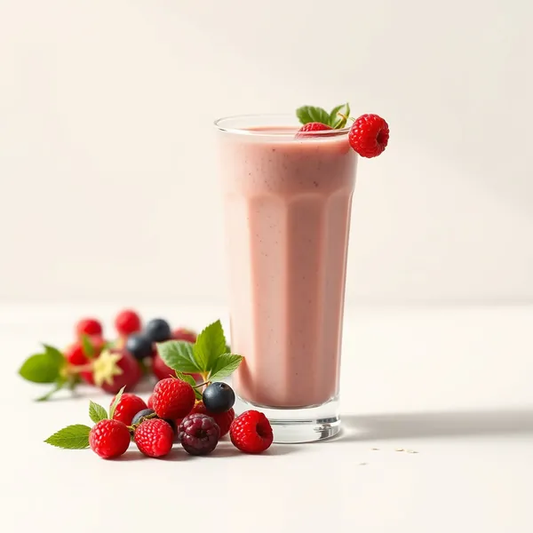 Smoothie Sem Açúcar de Baya Goji e Leite de Aveia